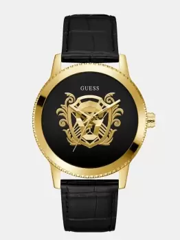 Image of Guess Genuine Leather Analogue Watch