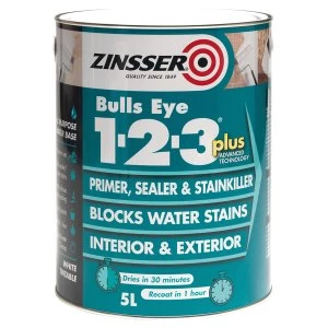 Image of Zinsser Primer - Sealer Bulls Eye 123 Plus - 2.5 Litre