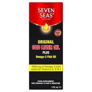 Image of Seven Seas Orig Cod Liver Oil Plus Omega-3 Fish Oil 170ml
