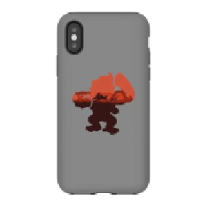 Image of Nintendo Donkey Kong Silhouette Serengeti Phone Case - iPhone X - Tough Case - Matte