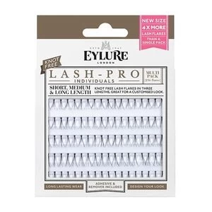 Image of Eylure Lash Pro Individual False Lashes Multipack Knot Free