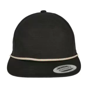 Image of Flexfit Braided Baseball Cap (One Size) (Black)