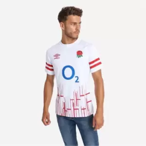 Image of Umbro England Rugby Home Replica Shirt 2022/2023 Mens - White