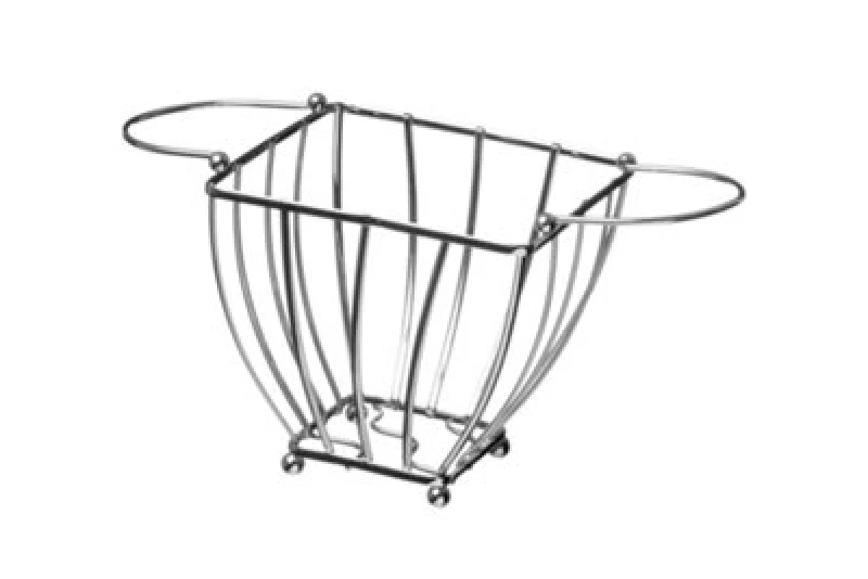 Image of Premier Housewares Asa Chrome Fruit Basket with Round Handle Silver