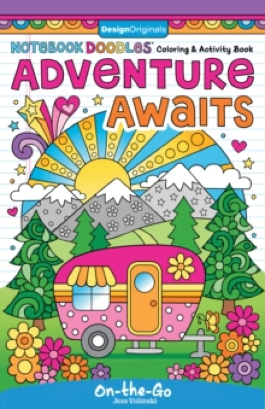 Image of Notebook Doodles Adventure Awaits : Coloring and Activity Book Spiral bound