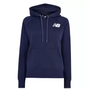 Image of New Balance Core Fleece Hoodie Womens - Blue
