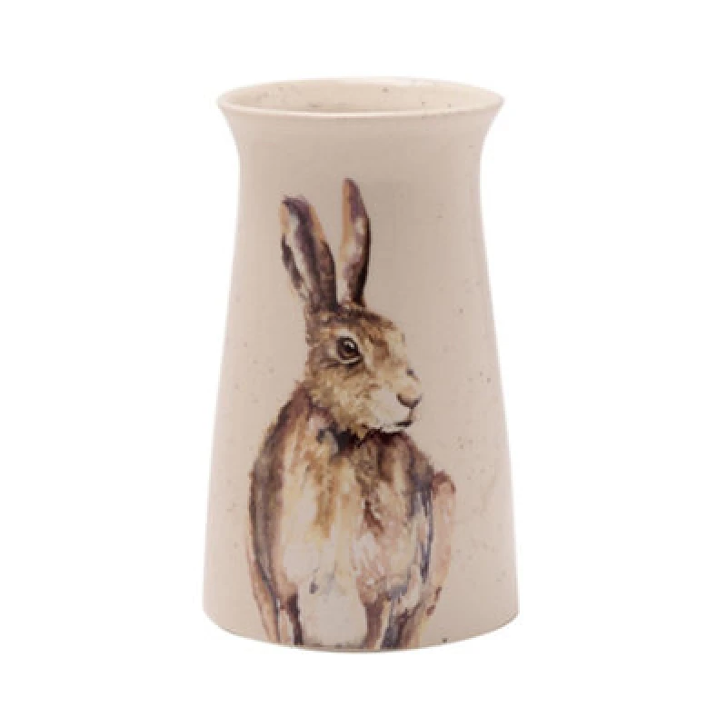 Image of Meg Hawkins Meg Hawkins Small Ceramic Vase - Hare Multi
