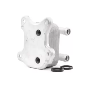 Image of RIDEX Oil Cooler 469O0006 Oil Cooler, engine oil OPEL,VAUXHALL,Corsa C Schragheck (X01),Astra G CC (T98),Astra G Caravan (T98),COMBO Kasten/Kombi