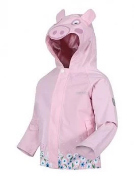Image of Regatta Girls Peppa Pig Animal Jacket - Pink