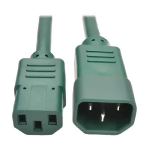 Image of Tripp Lite Heavy Duty PDU Power Cord C13 to C14 15A 250V 14 AWG 2ft Gr