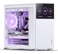 Image of Jonsbo D41 Standard Screen ATX PC Case - White, Tempered Glass