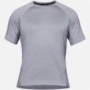 Image of Under Armour Qualifier Short Sleeve T Shirt Mens - Grey