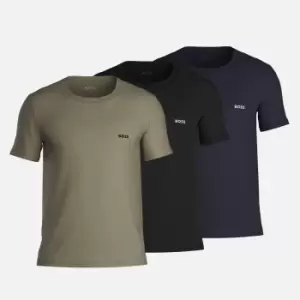 Image of BOSS Bodywear Three-Pack Logo Cotton T-Shirts - XL