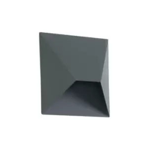 Image of Larissa Iskar Outdoor Sconce Wall Lamp 7W Stainless Steel Dark Grey IP44