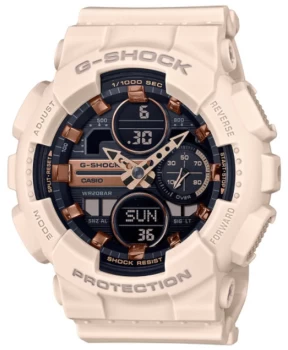 Image of Casio G-Shock |Unisex Sports Pale Pink Resin Strap Black Watch