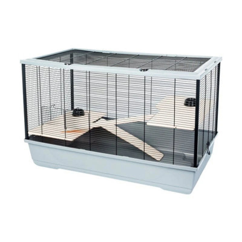 Image of Little Friends Langham Xl Rat Hamster Small Animal Cage - 100 X 54 X 61 - Grey