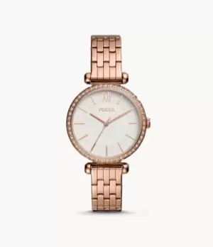 Image of Fossil Women Tillie Three-Hand Rose Gold-Tone Stainless Steel Watch