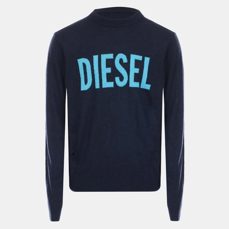 Image of Diesel K- Crewneck Sweater Blue male L