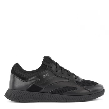 Image of Hugo Boss Titanium Runner Trainers Black Size 9 Men