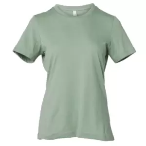 Image of Bella + Canvas Womens/Ladies Heather Relaxed Fit T-Shirt (M) (Sage Green)