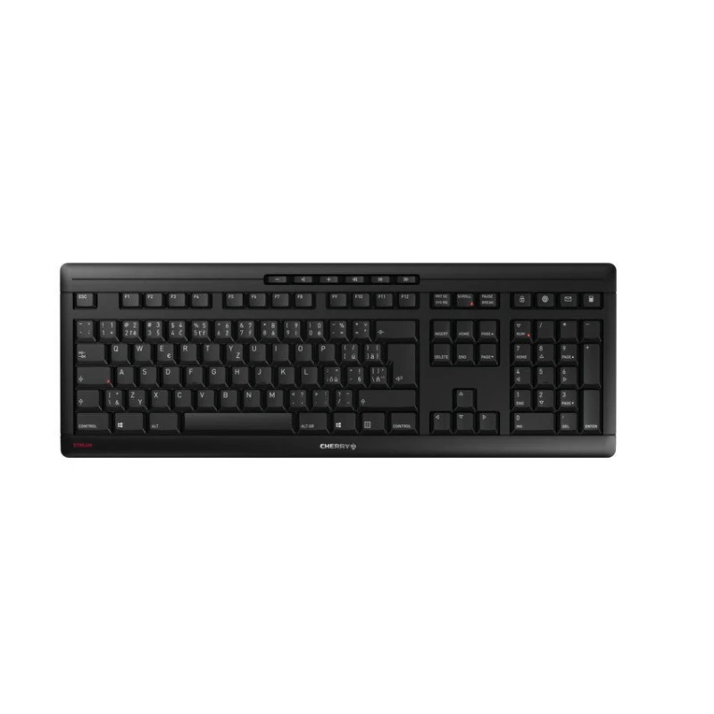 Image of Cherry CHERRY Stream Wireless keyboard Universal RF Wireless + USB QWERTZ Czech Black JK-8550CS-2