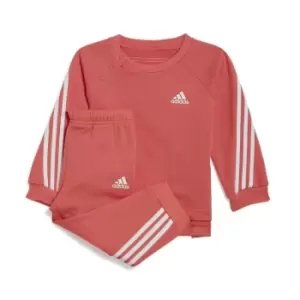 Image of adidas Future Icons 3 Stripes Jogger Set Infants - Pink