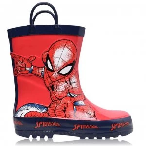 Image of Character Infants Wellies - Spiderman