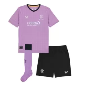 Image of Castore Rangers Third Mini Kit 2021 2022 - Purple