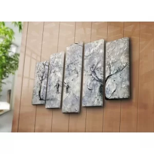 Image of 5PATK-195 Multicolor Decorative Canvas Painting (5 Pieces)