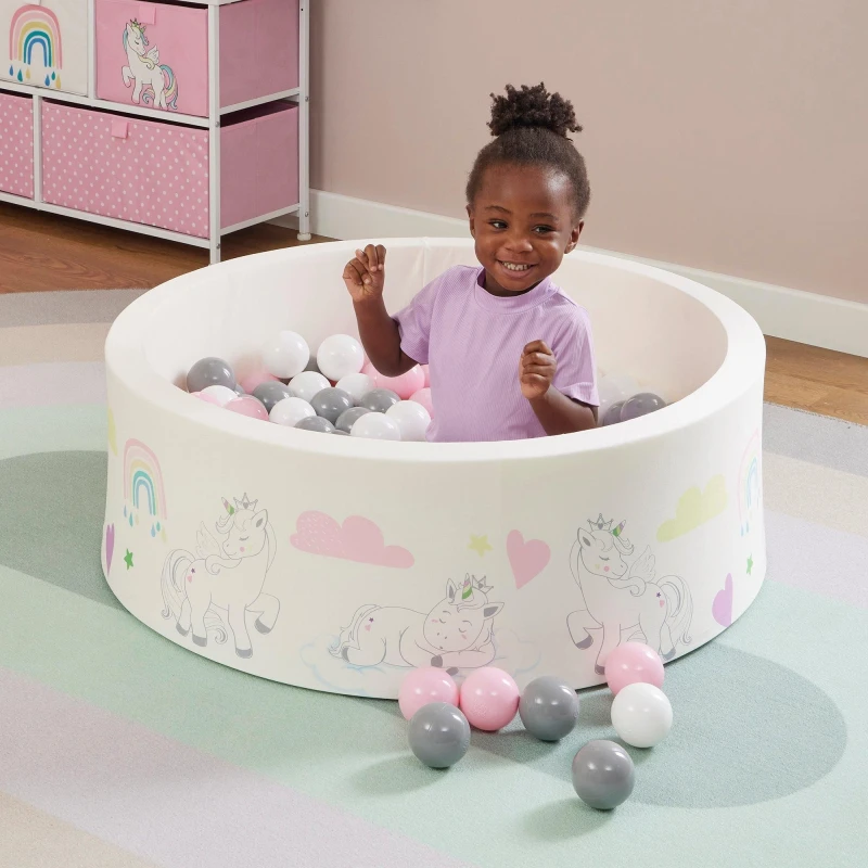 Image of Liberty House Toys Unicorn Ball Pit White