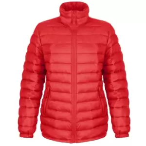 Image of Result Ladies/Womens Ice Bird Padded Jacket (Water Repellent & Windproof) (M) (Red)