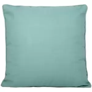 Image of Fusion - Plain Dye Water Resistant Outdoor Filled Cushion, Teal, 43 x 43 Cm