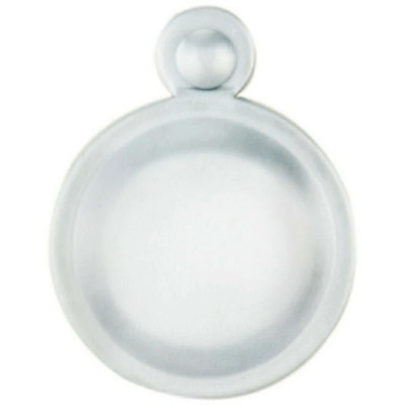 Image of Loops 31mm Lock Profile Covered Escutcheon 17.5mm Fixing Centres Satin Chrome Multi unisex