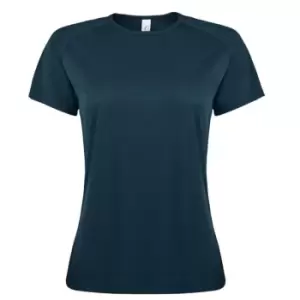 Image of SOLS Womens/Ladies Sporty Short Sleeve T-Shirt (L) (Petroleum Blue)
