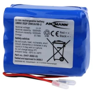 Image of Ansmann 2447-3050-01 Battery Pack Li-ion 3S2P 11.1V 5200mAh