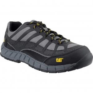 Image of Caterpillar Streamline Leather Safety Shoe Charcoal Size 6