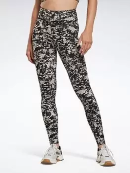Image of Reebok Modern Safari Cotton Leggings, Black, Size S, Women
