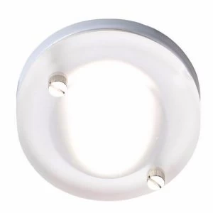Image of KnightsBridge IP65 GU10 Decorative Bathroom Downlight - Frosted Glass