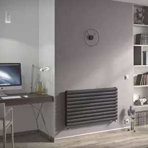 Image of Ximax Champion Duplex Anthracite Horizontal Designer Radiator, (W)1000mm X (H)584mm