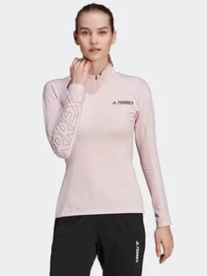 Image of adidas Terrex Xperior Top, Blue, Size L, Women