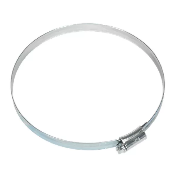 Image of Genuine SEALEY HCJ7 HI-GRIP® Hose Clip Zinc Plated Ø130-160mm Pack of 10