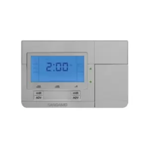 Image of Sangamo Two Channel IP30 Digital Programmer Silver - CHPPR2S