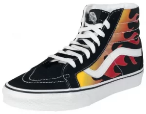 Image of Vans SK8-Hi Reissue Flame Sneakers High black