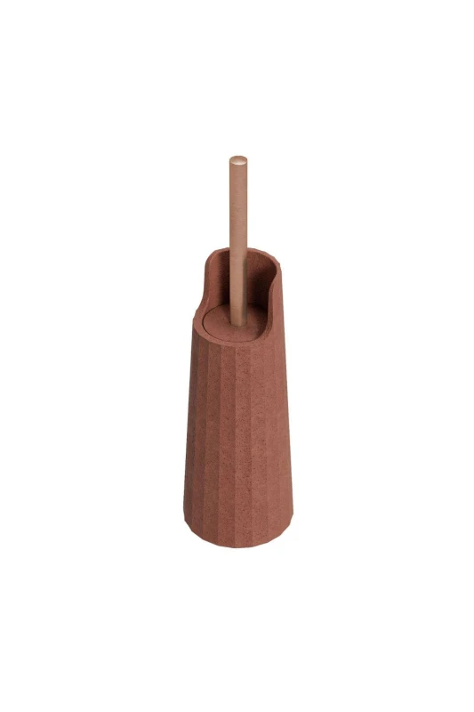 Image of Cosmic Toilet brush, Brown Design, Avenir Collection in Terracotta Terracotta Unisex