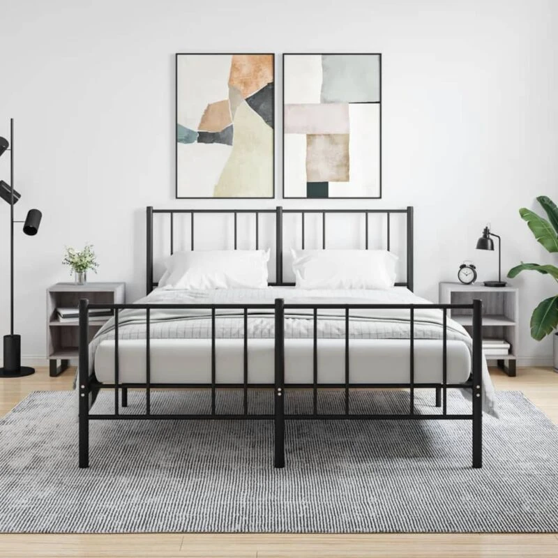 Image of VIDAXL Bedside Cabinets 2 pcs Grey Sonoma 40x30x50cm Engineered Wood Vidaxl 8720845904609