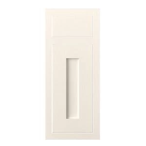 Image of Cooke Lewis Carisbrooke Ivory Framed Drawerline door drawer front W300mm Pack of 1