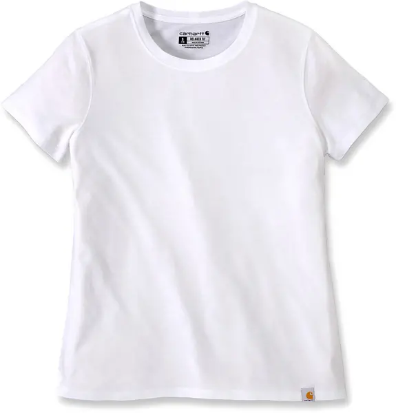 Image of Carhartt Relaxed Fit Lightweight Crewneck Ladies T-Shirt, white, Size L for Women