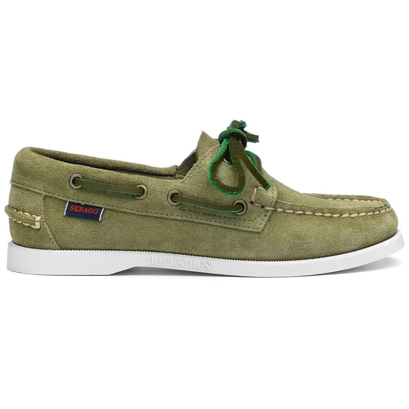 Image of Sebago Womens boat shoes Sebago Portland Flesh Vert Female 36