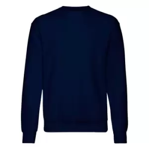 Image of Fruit Of The Loom Mens Set-In BelcoroA Yarn Sweatshirt (M) (Deep Navy)