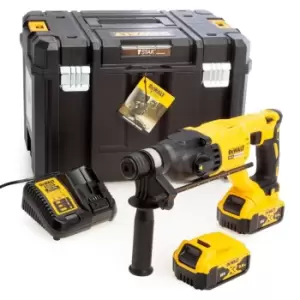 Image of DEWALT DCH133P2 18V SDS Plus Hammer Drill (2 x 5.0AH Batteries) in TSTAK Box